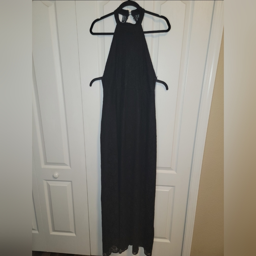 Elegant Black Lace Dress